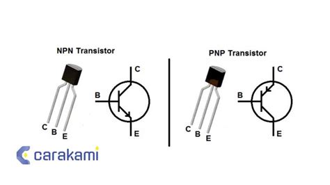 Gambar 2: Rangkaian Transistor Npn